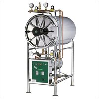 Silver Horizontal Steam Autoclave