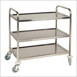 Three Shelf Instrument Trolley