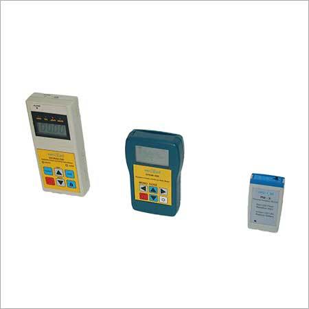 White And Sky Blue Radiation Monitoring Devices