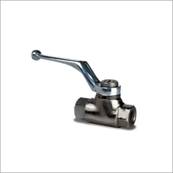 High Pressure Ball Valve - Hydraulic Operation Silver Aluminum Alloy Body | Rust Proof Durable Easy Installation Corrosion Resistance Industrial Use