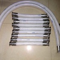 Hygienic Fda Compliance Silicone Hose - Silicone Material, 1/2" To 4" Size, White Color | 20 Bar Pressure, -60 To +200â°c Temperature, Chemical & Oil Resistance