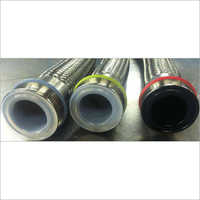 Ptfe Convoluted Hose Assemblies - Helically Convoluted Ptfe Tube, 170 Bar Pressure, +260oc Temperature, Grade 316l Stainless Steel Connections