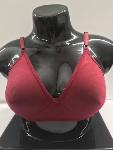 LADIES BRA - Hosiery Fabric, Sizes 30-40 | Designed for Comfort, Available in 6 Elegant Colors for Everyday Wear