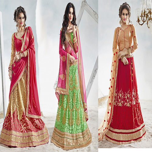 Embroidered Georgette Bridal Designer Heavy Lehenga Choli