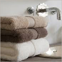 White & Brown Cotton Towel