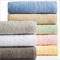 Multi Colored Cotton Bath Towel