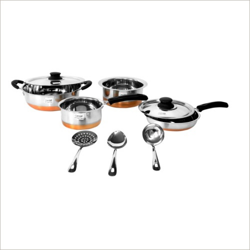 Cookware Set Copper Bottom