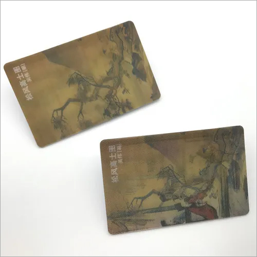 Speciality Premium Membership Card - Multi-Color, 85x54mm | High-End RFID Epoxy Tag, Elegant Texture Material, Glossy Finish, Water Resistant, Golden & Silver Edges, Unique Surface Effects