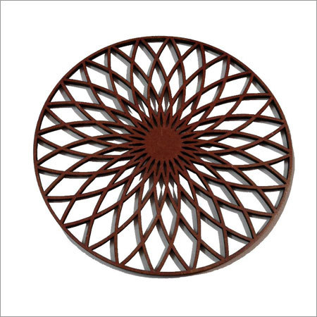 P K Dining Table MDF Trivet 7 Lotus Collection III (Set of 6)