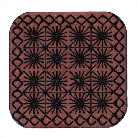 P K High Tea MDF Coasters 3 x 3 (Set of 6 + Base Plate)