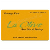 Privilege Screen Printed Cards - Polyvinyl Chloride, 85x54mm, Multi Color, 800mm Thickness | Glossy Finish, Water Resistant, Automated Silk Screen Printing