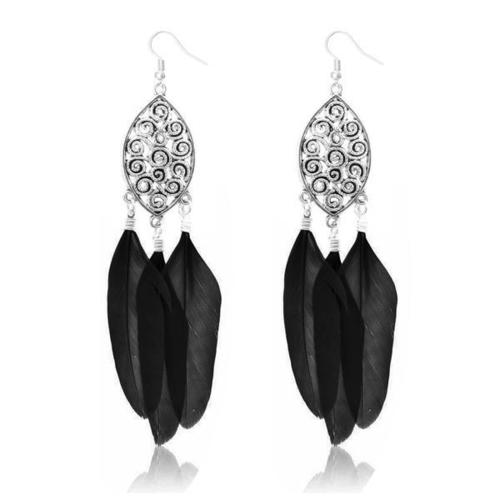 Tassel Earrings - Oxidised Alloy Pendant Design | Trendy Skin-Friendly Easy to Wear Perfect for Parties and Gifts