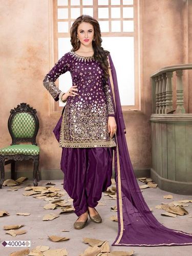 Mirror Work Patiala Suits