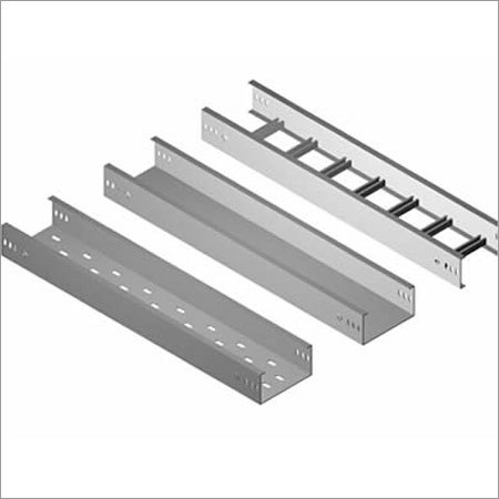 Three Stainless Steel Cable Trays