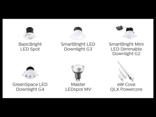 Philips Led Light - Aluminum, Variable Dimensions, Variable Color Temperature | Energy Efficient, Long Lifespan, Dimmable, Stylish Design