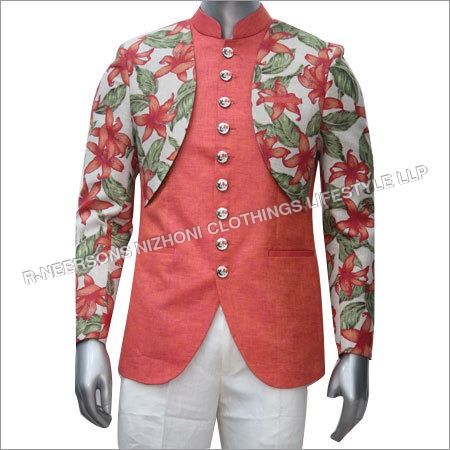 Printed Blazer