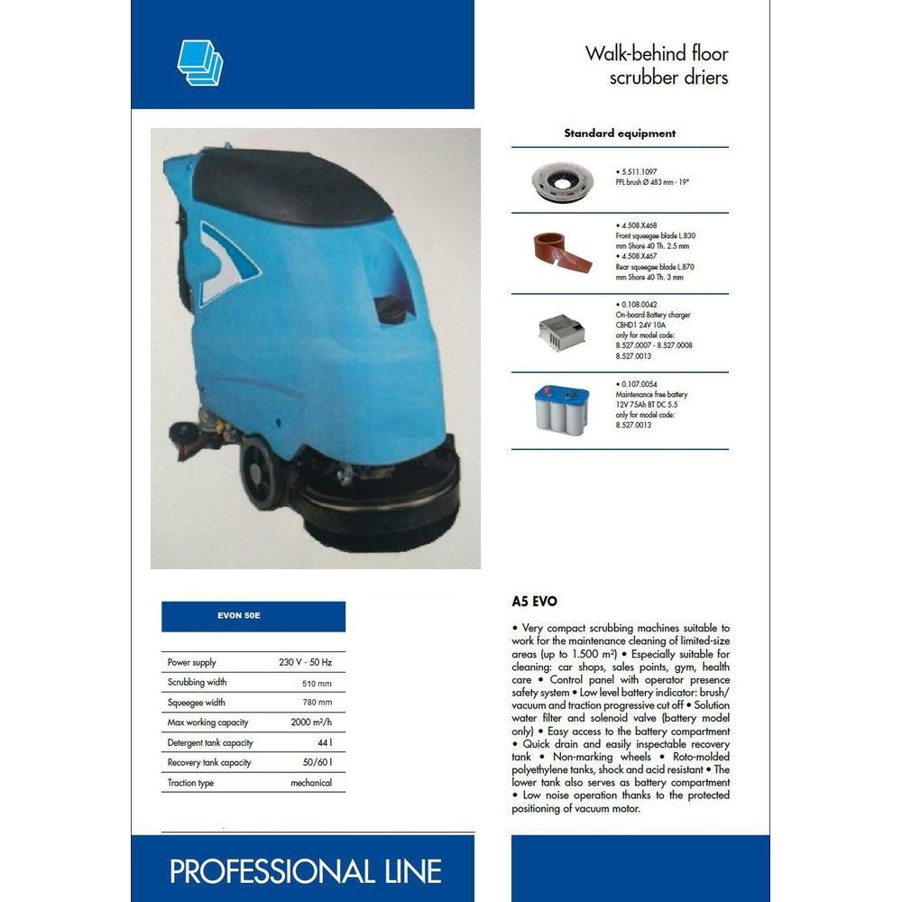 EVON 50E Scrubber Drier