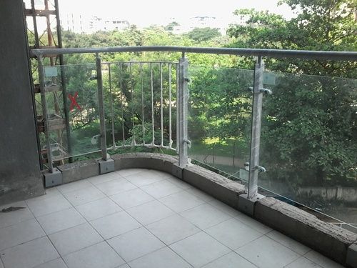 Glass Railing - Tempered Glass, 42-Inch Height, Minimalist Design | Durable, Weather-Resistant, Elegant Aesthetic