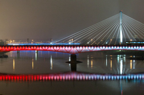 Cable Stay Bridge Lighting