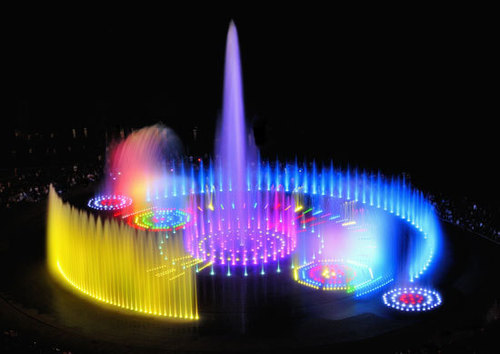 Musical Fountain Lighting & Laser Show