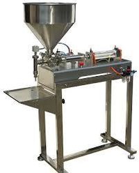 Cream Filling Machine - Stainless Steel, 500x300x700 Mm, Silver | High Precision Filling, Semi-automatic, 10-30 Pcs/min, Long Service Life