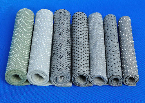 Dot coated fabric