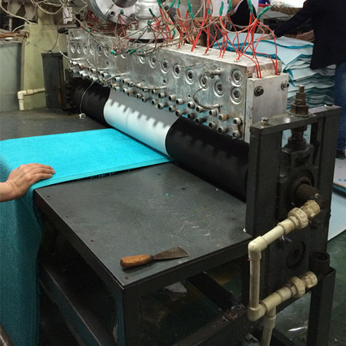 Tpr coating plant for carpets