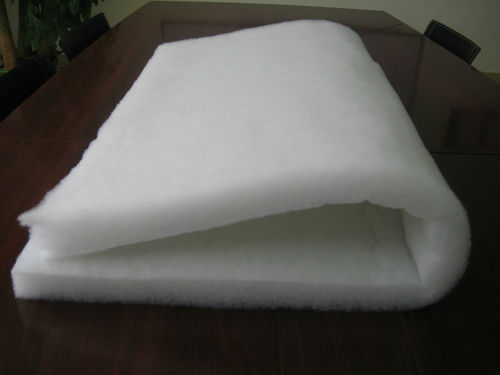 Thermal bonded polyester filter fabric