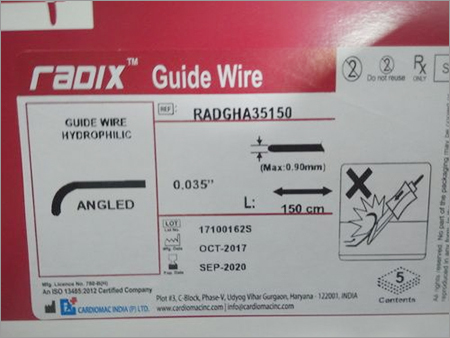Hydrophilic Guide Wire - Nitinol Core, 10-20 Grams | Hydrated Gel Coating for Enhanced Lubricity, True 1:1 Torque Response, Radiopaque Jacket for Visibility