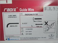 Hydrophilic Guide Wire - Nitinol Core, 10-20 Grams | Hydrated Gel Coating For Enhanced Lubricity, True 1:1 Torque Response, Radiopaque Jacket For Visibility