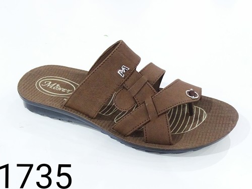 Mens Leather Slippers