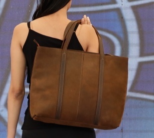 Brown Leather Hand Bags