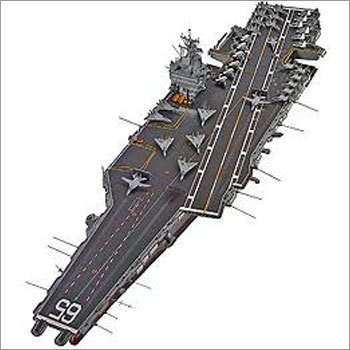 Paper Aircraft Carrier - Mount Board Material, Light Weight Design | Perfect Finish, Recyclable Usage for Model Projects