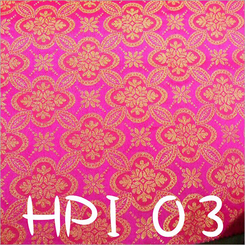 Semi Jacquard Knitted Fabric - Pink and Orange Printed Pattern | Washable Texture for Home Furnishing and Bags