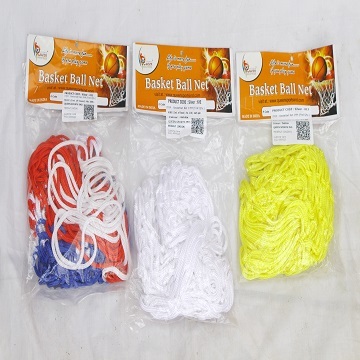 White Multicolour Basketball Net
