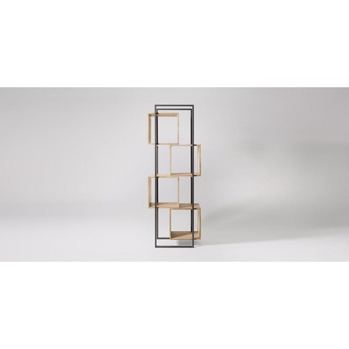 Durable Iron Wood Shelving Unit