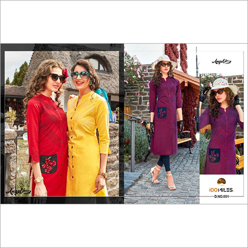 Daily Wear Kurti Bust Size: 36-42 Inch (In)
