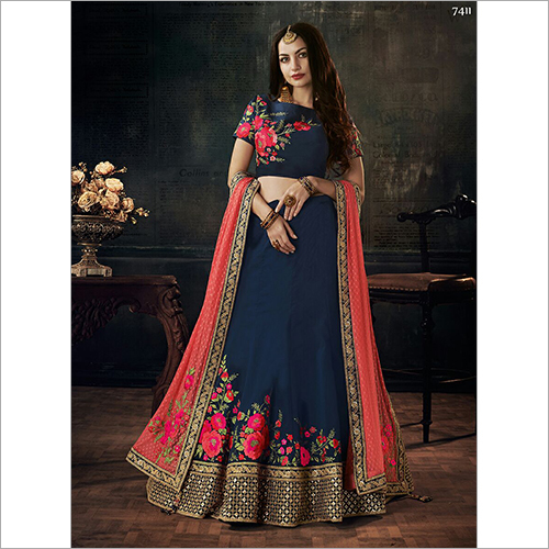 Black Fancy Ghagra