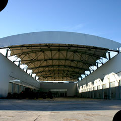 Advertising Industrial Roofing Structures