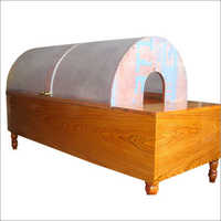 Reclining Steam Bath in Pine Wood - Luxurious Wood Color Design | Recommended for Women, Men, Warranty Included
