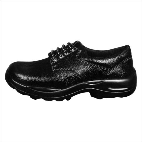 Pu Black Safety Shoes