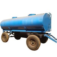 Water Tanker Trailer - Mild Steel, 5000-10000 Liters Capacity, Hydraulic Braking System | Leak-proof, Corrosion Resistant, Fast Transport, Easy Filling, Large Capacity