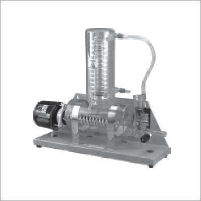 Horizontal Borosilicate Glass Boiler Fitted