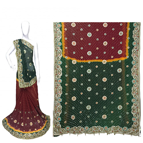 Georgette Fancy Designer Heavy Work Saree