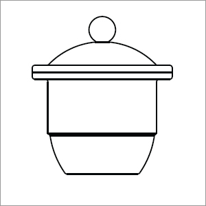 Desiccators Plain With Knobbed Lid