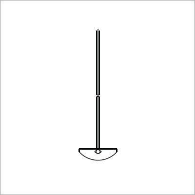 PTFE Bladed Stirrers - PTFE, 6-10mm Dia, 450-600mm Length, 52-150mm Blade Width | Mix Homogeneously, Heat & Mass Transfer, Higher Strength