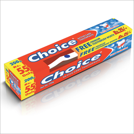 Choice Active Care Toothpaste Choice Active Care Toothpaste