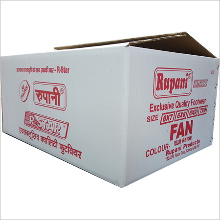 Corrugated Packing Box - Duplex & Kraft Paper, Rectangular Shape | High Strength, Durable Design, Impeccable Finish