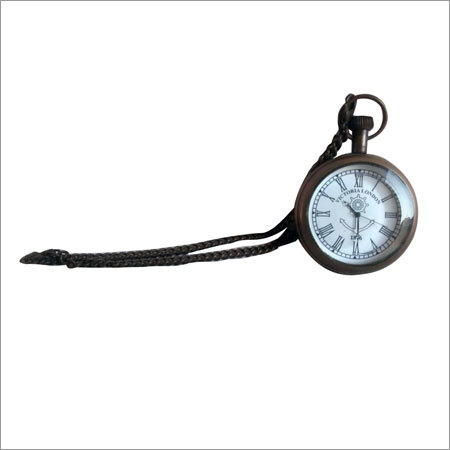Brass Brown Pocket Watch