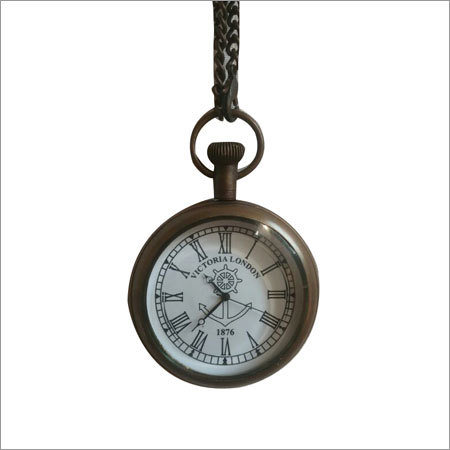 Brass Brown Pocket Watch